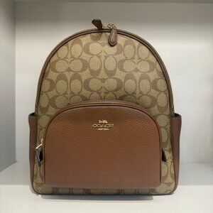 coach Court Backpack In Signature Canvas 5671